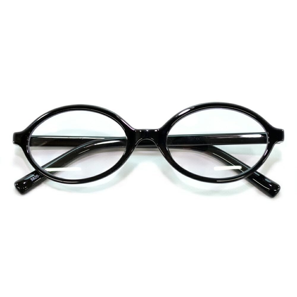 

[MERRY PLEASURE] Sunglasses, Fashion Glasses, Men s & Women s, UV Protection, Oval Shape, Light Colored Lenses, Clear Frame, Clear Lenses