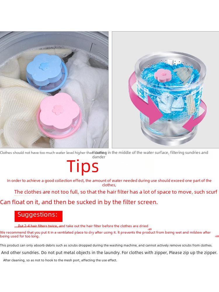 Wäsche-Haarentfernungsfilterbeutel für Waschmaschinen