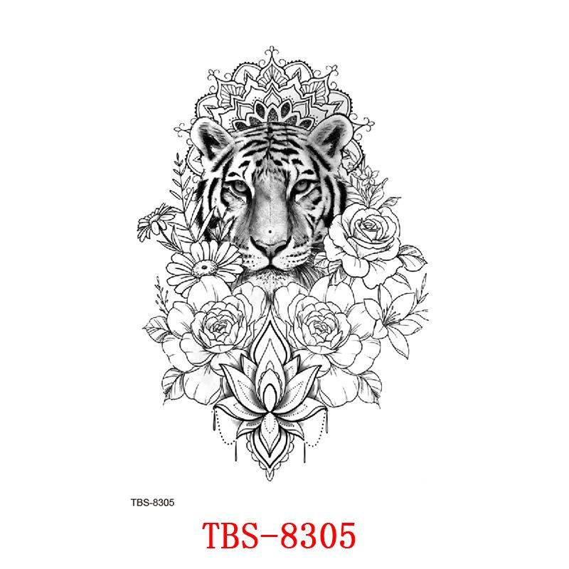 Waterproof Tattoo Sticker, Totem Character Tattoo Sticker Tattoo