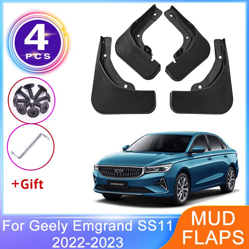 

4x брызговики для Geely Emgrand SS11 2022 2023, брызговики переднего и заднего крыла, брызговики, защита колеса, авто