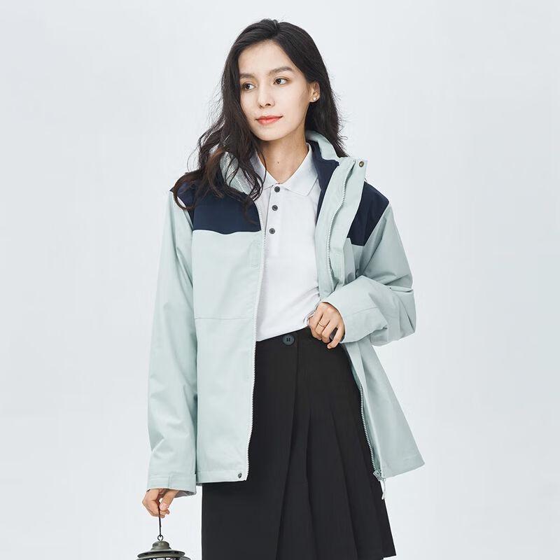 Unisex 3-in-1 Outdoor Waterproof Jacket with Detachable Fleece Liner