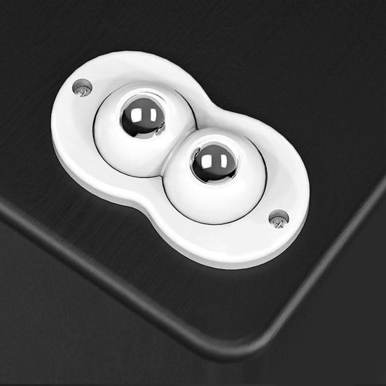 4Pcs/Pack Universal Wheels Self Adhesive Mute Smooth Rotation Strong Load-bearing Labor-saving Furniture Moving Punch-free Heavy Duty Rollers Caster