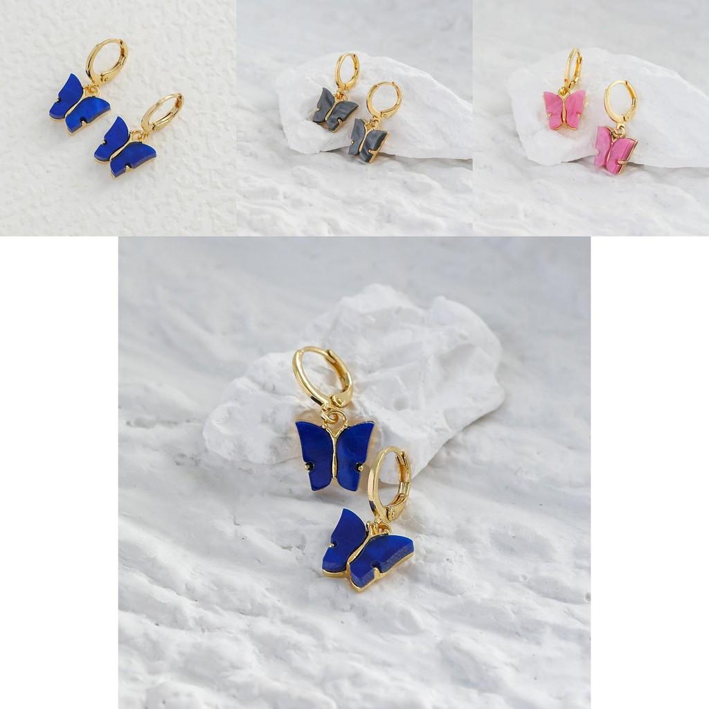 Fashionable Alloy Butterfly Earrings Perfect For Everyday Wear And Occasions
