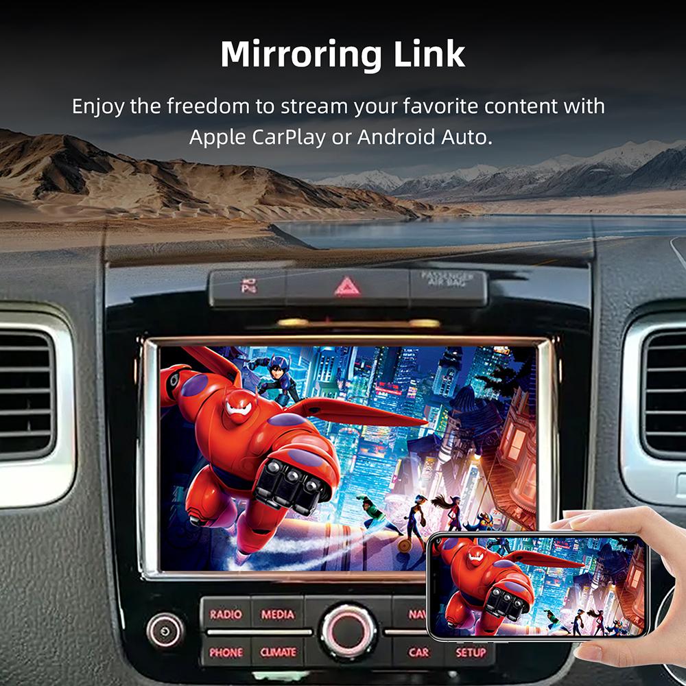 For Volkswagen 8' Touareg RNS850 Wireless Carplay Retrofit Module Android Auto Adapter Airplay VW Car Play