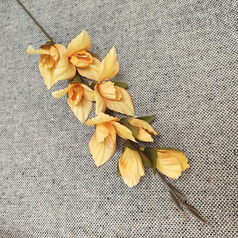 Butterfly Gladiolus Silk Flower Wedding Decor Bridal Centerpiece Decoration Home