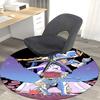 1pc Round Carpet - Office Chair Mat, Non-Slip Rug for Anime Lovers | Festival Gift, Seasonal Decor | Suitable for Home Office, Living Room