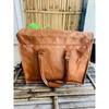 (Free Cross Body Small Brown Bag Size - 9 X 7 X 3 In ) Handmade Men's Leather Vintage Laptop Messenger Briefcase Bag Satchel