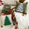 American Style Christmas Elements Cushion Cover Bedroom Living Room Sofa Decoration Pillow Cover Can Be Disassembled and Washed