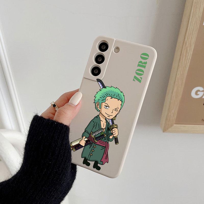 Cute Cartoon Luffy Zoro Ace Phone Case For Samsung Galaxy S26 S25 Ultra S24 S23 S22 Plus S21 S20 FE S26 A37 A57 5G Silicon Cover