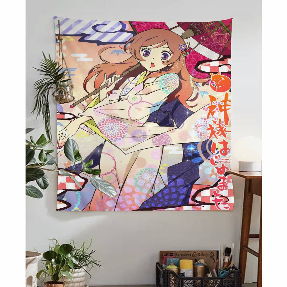 Anime KKamisama Kiss HajimemashitaMT Tapestry Art Printing Japanese Wall Tapestry Anime Wall Hanging Home Decor