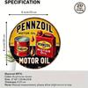 Vintage Pennzoil Motor Oil Metal Sign Retro Garage Decor Man Cave Gift 8x8 Inch Wall Art