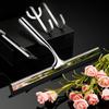 Stainless Steel Silicone Window Squeegee - Ideal for Cleaning Glass in Bathrooms, Restaurants, and Hotels.