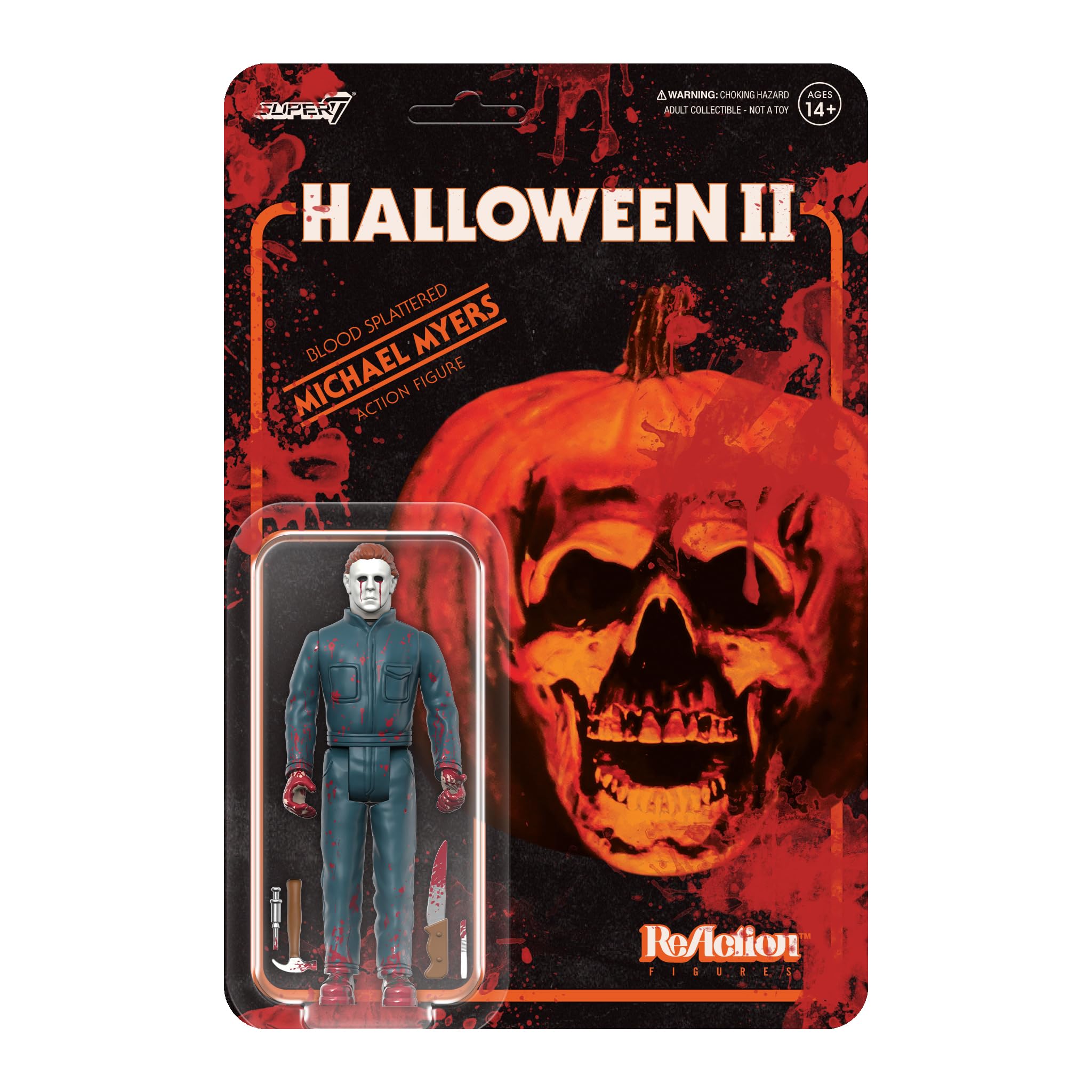 

Super7 Halloween II Michael Myers Reaction Figure Blood-Splattered - 3.75