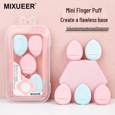 [Exklusiv für Neukunden] Tragbarer Mini-Daumen-Puff zur doppelten Verwendung: Nicht-Cakey Make-up Kissen für Trocken- & Nassanwendung