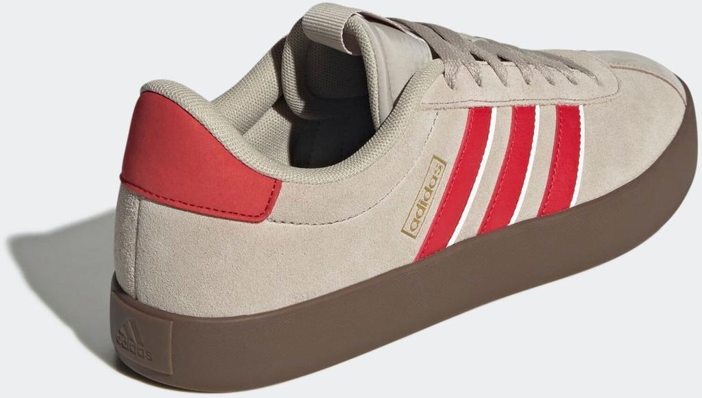 Кроссовки Adidas VL Court 3.0 wonder beige/better scarlet/core white