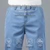 Pierre Cardin Men's Ice Silk Tencel Blend Capri Jeans