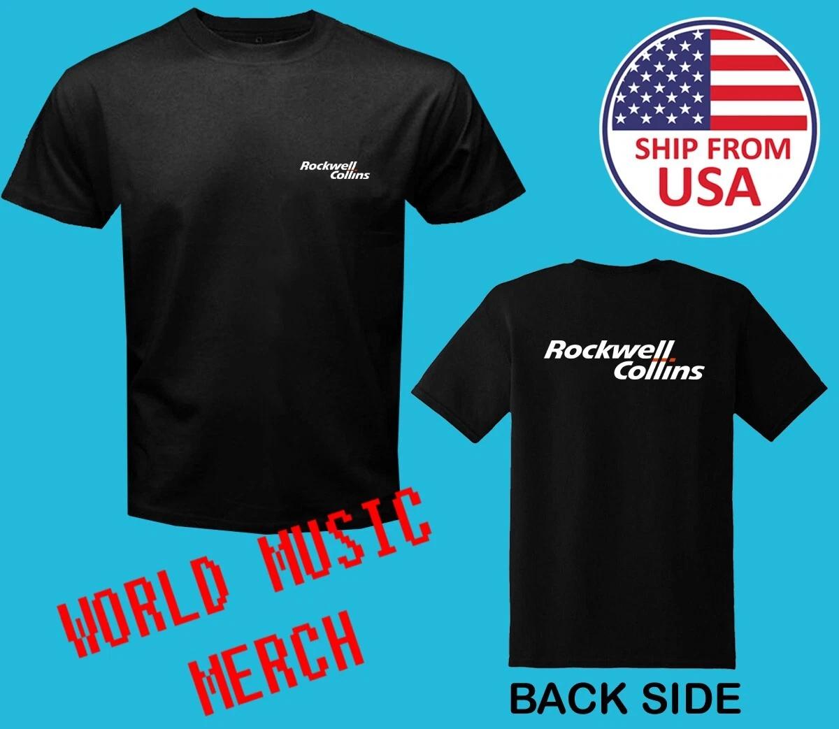Rockwell Collins Military Aircraft Men s Black Size S-5XL S
