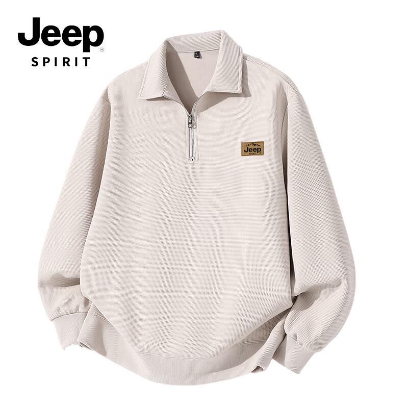 Мужская толстовка JEEP SPIRIT с молнией до середины и воротником-стойкой M