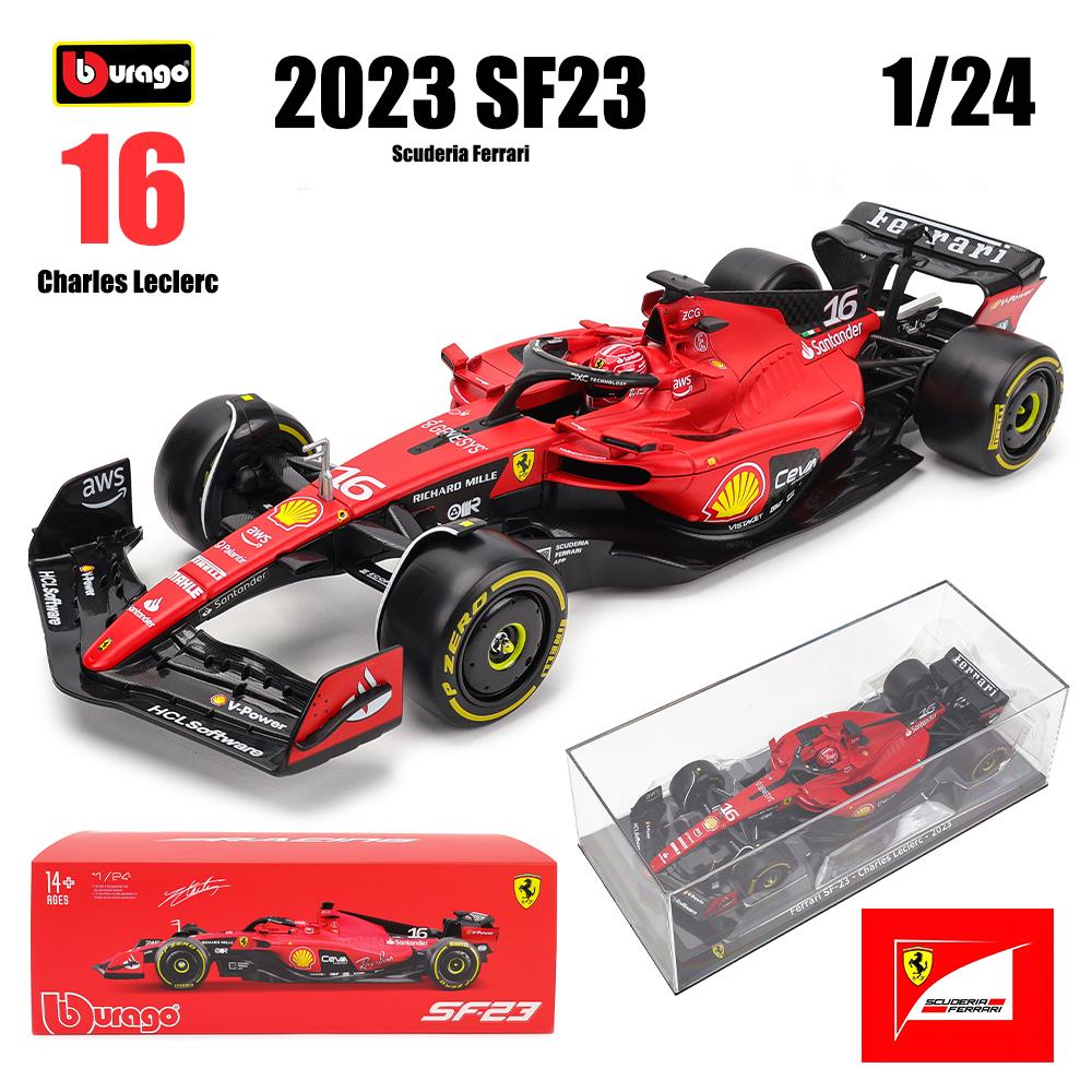 JCG1 Bburago 1:24 2022~2025 F1 Ferrari SF23 Red Bull RB19 RB18 Mercedes Benz W14 McLaren MCL38 alloy car model toy serie collection