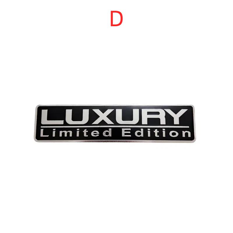 Alloy Luxury Limited Edition Car Body Emblem Rear Trunk Badge Sticker