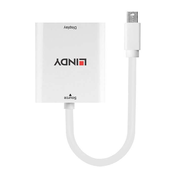Adaptateur Vidéo - Lindy - Mini-DisplayPort Vers HDMI - 4K 60Hz - HDCP - Noir