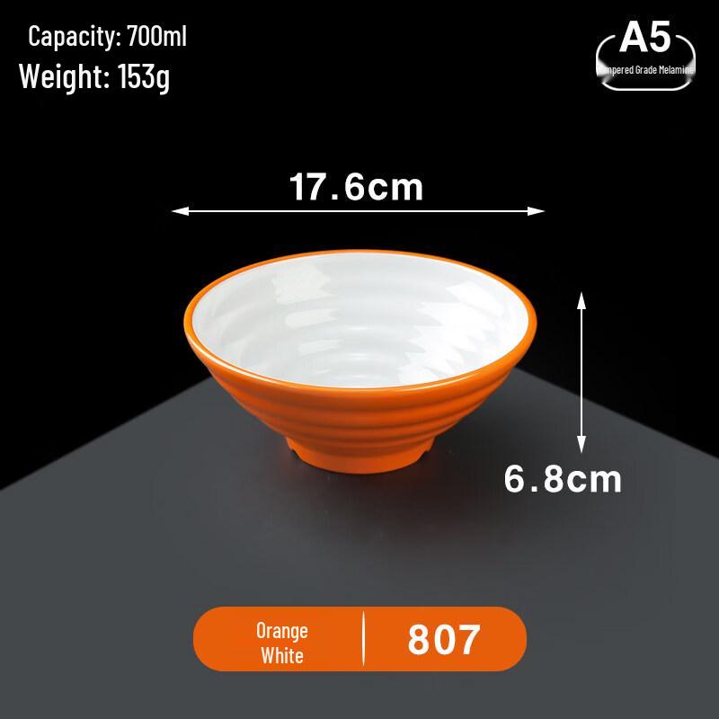 

A5 Melamine Imitation Porcelain Noodle Soup Bowl