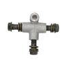 Metall T-Form Bremsleitung T-Stück Buchse Drei-Wege-Verbinder Auto Bremsrohr Fitting für ATV Go-Kart Hydrauliksystem