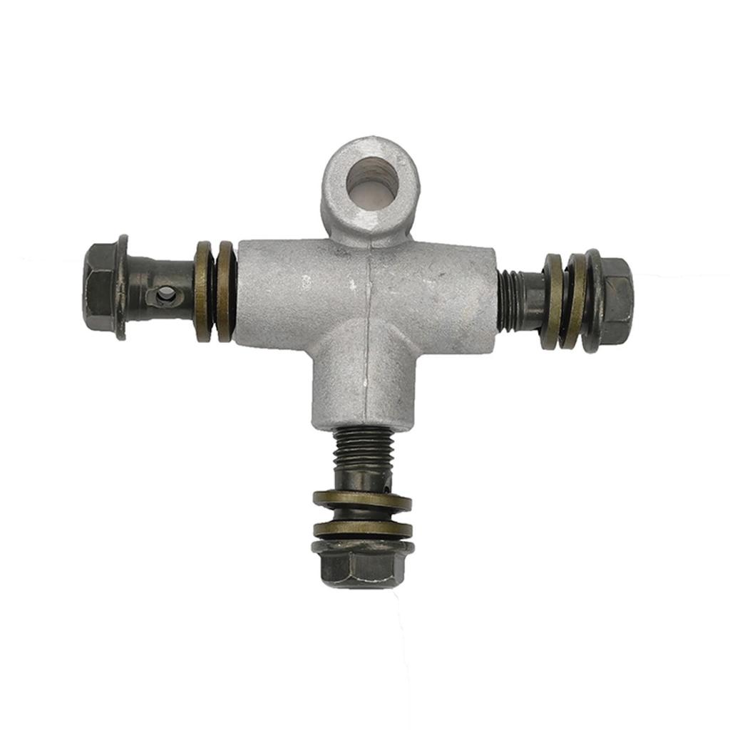 Metall T-Form Bremsleitung T-Stück Buchse Drei-Wege-Verbinder Auto Bremsrohr Fitting für ATV Go-Kart Hydrauliksystem