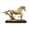 Realistic Horse Figurine Handcrafted Pony Resin Statue Simulated Farm Animal Sculpture Home Office Desktop Decoration Ornament