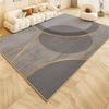 Modern Minimalist Abstract Print Area Rug Living Room Non-Slip Washable Floor Mat Bedroom Bedside Carpet