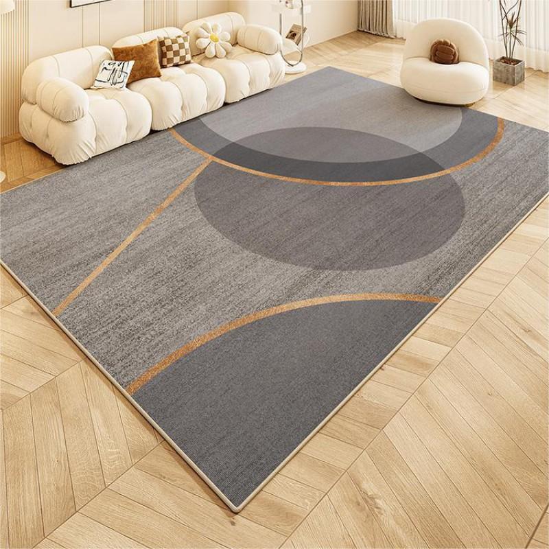 Modern Minimalist Abstract Print Area Rug Living Room Non-Slip Washable Floor Mat Bedroom Bedside Carpet