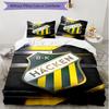 3pcs Duvet Cover Set (1*Duvet Cover + 2*Pillowcase, Without Core), BK Hacken Print Soft All‑Season Bedding Set, Home Bedroom Decor Gift