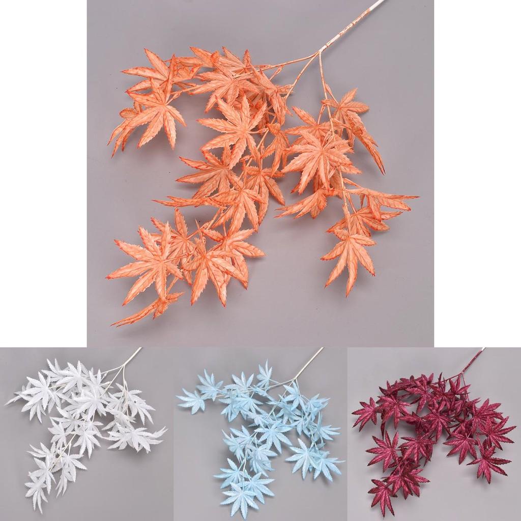 Maple Leaf Synthetic Flower Party Decoration For Wedding And Event Backdrops