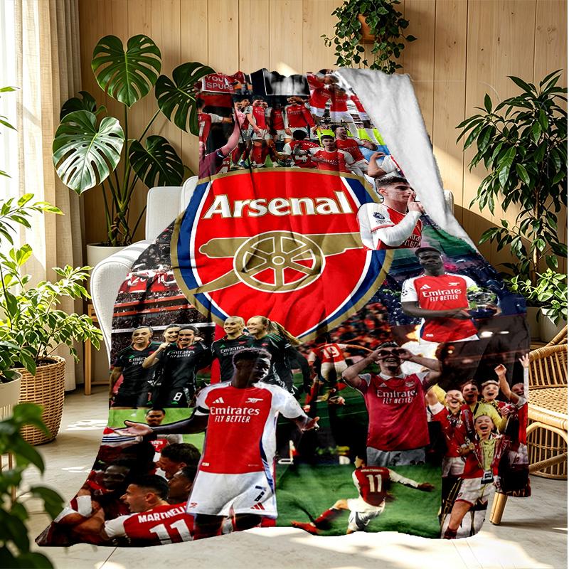 Football team.C Pattern Blanket for Home Decoration, Bed, Sofa, Car Travel, Camping, Suitable for All Seasons, Birthday Christmas Gift