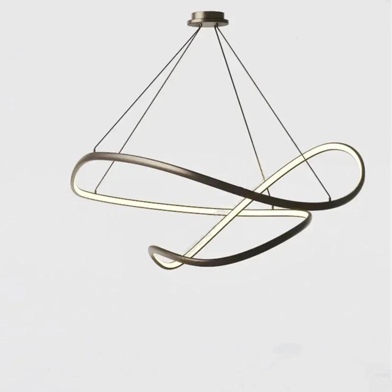 Modern Pendant Lamp LED Hanging Chandelier for Living Dining Room Bedroom Kitchen Island Home Decor Indoor Light Fixture Lustre