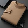 Men S Casual Loose Half Turtleneck Long Sleeve Knit Sweater For Spring Autumn