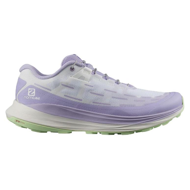 Salomon Ultra Glide 2 Outdoor Fabric Shock Absorbing Durable Low Top Trail Running Shoes Women sneaker Light-Purple 415538