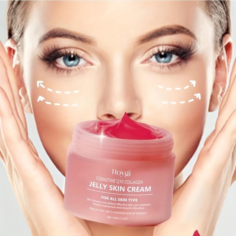 Collagen Jelly Face Cream Hydrating Nourishing Brightening Skin Moisturizer For Glowing Radiant Complexion