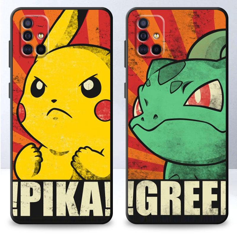 

Черный чехол для телефона Xiaomi Mi 11 12X 10S 9 SE 12 9T 10T 11T A2 Lite Note 10 Pro 5G 12Pro Покемон Пикачу чехол с рисунком принципиально