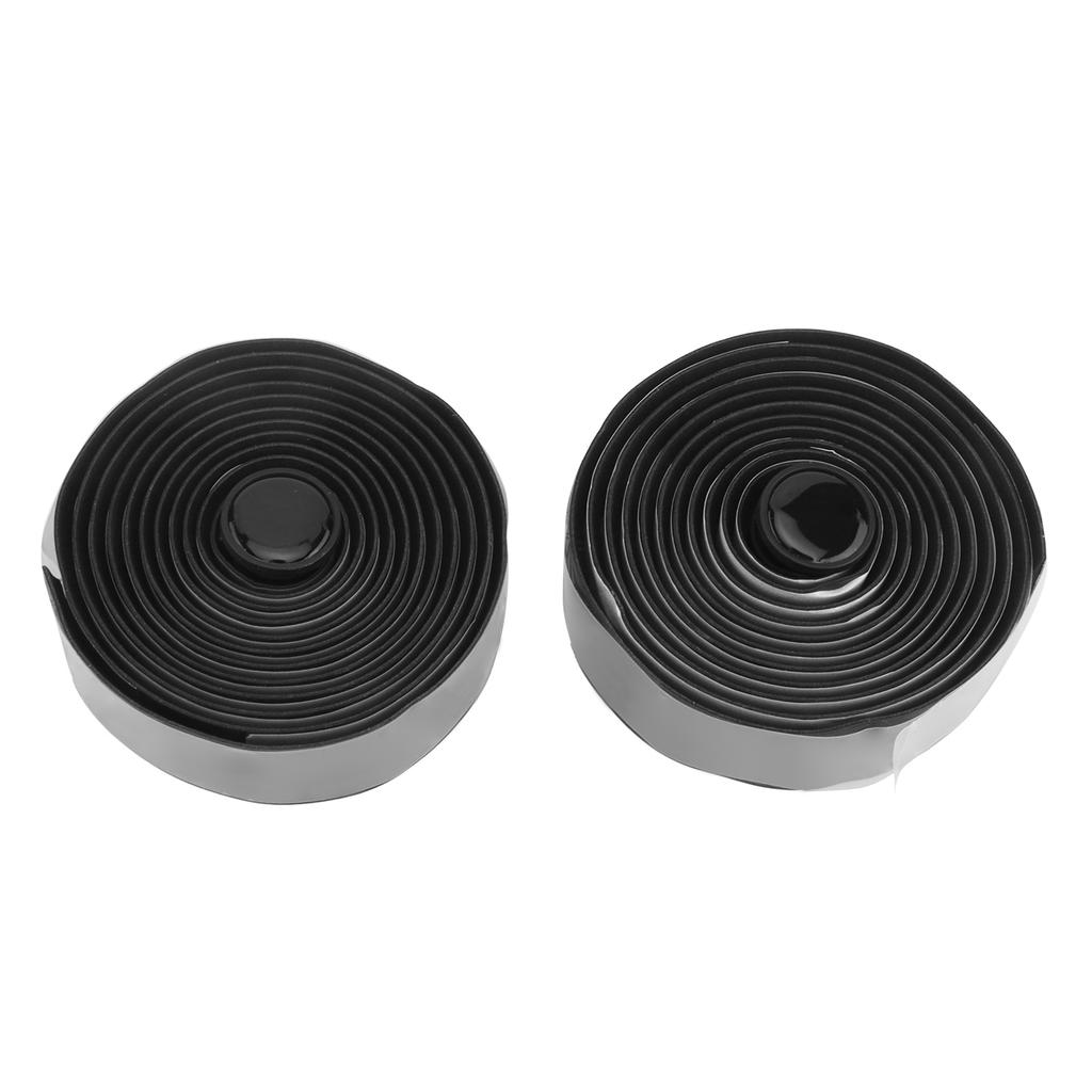 2 Rolls Bike Handlebar Tape Non Slip Road Bicycle Handle Wraps with End Plugs for Cycling