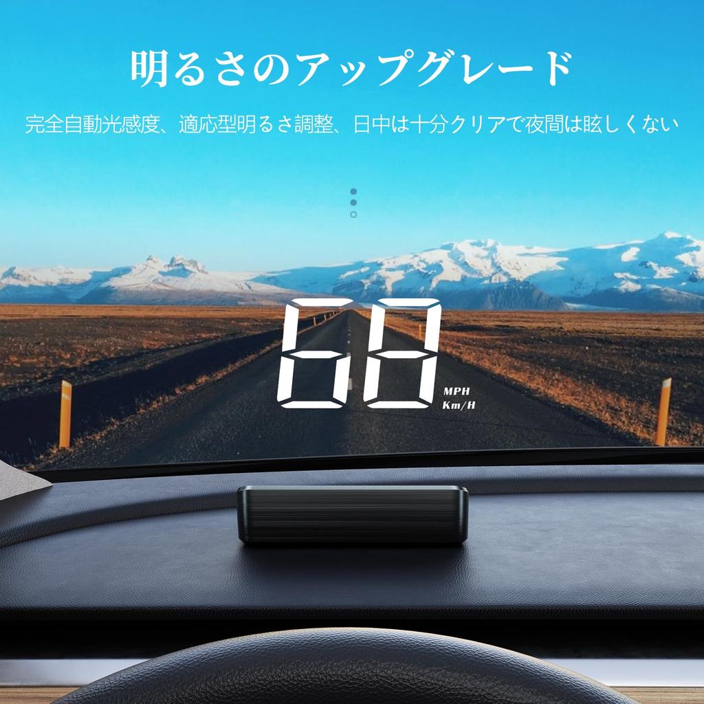 wiiyii HUD M2 Speedometer, GPS Smart Digital Speedometer HUD GPS