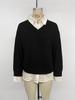 2025 Autumn Cross-border Lapel Two-Piece Lace Trim Top