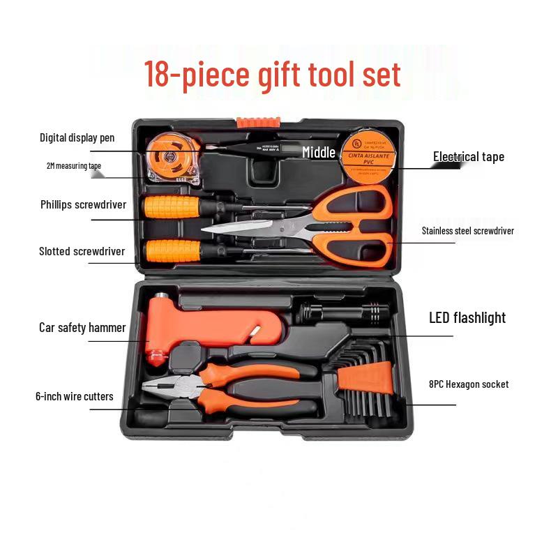 Set Multifuncțional de Uz Casnic: Cheie fixă, Șurubelniță și Kit de întreținere zilnică