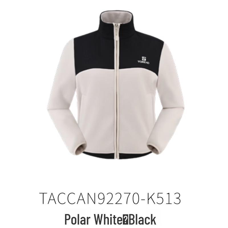 TOREAD Women s White Fleece Thermal Jacket L