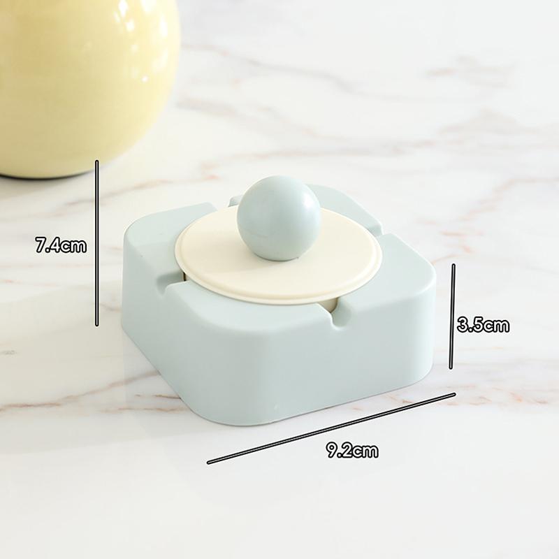 Creative Ashtray Plastic Home Internet Cafe Office Ashtray Enlarged With Lid Anti-Fly Ash Ashtray Ornaments
