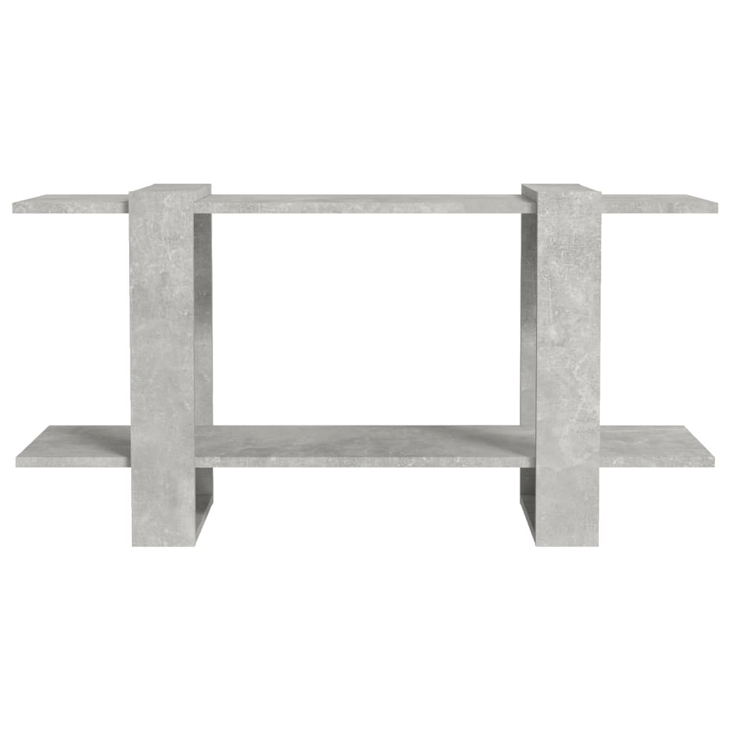 Vidaxl Shelf, Concrete Gray, 100X30X51 Cm, Wood-Based Material