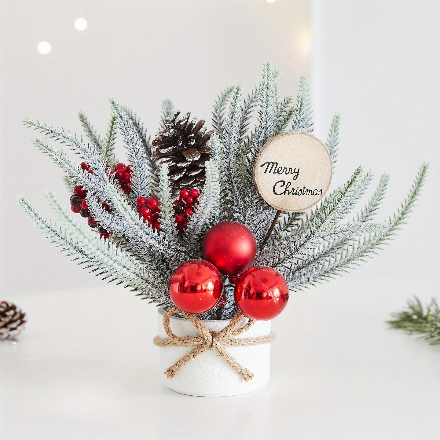 

1Pc Christmas Ornaments Desktop Mini Christmas Tree Christmas Gift, Suitable for Home Wedding Holiday Party Decoration