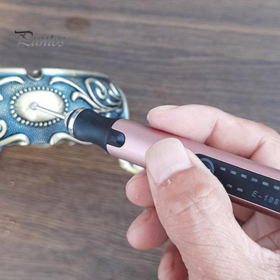 Electric Engraving Pen Kit Ergonomic Design Compact Size Portable USB Rechargeable Cordless Professional Engraver Pen Set