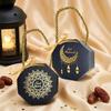 10Pcs Portable Eid and Ramadan Gift Boxes Gold Stamping Ramadan Gift Box  Party Favor Supplies