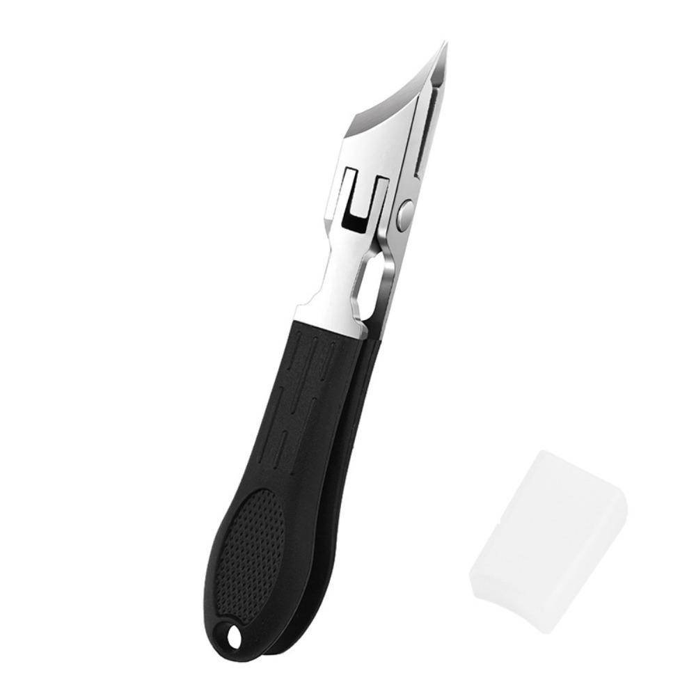 High-end Anti-Splash Slant Edge Nail Clipper Stainless Steel Eagle Beak Oblique Toe Nail Trimmers Ingrown Toenail Tools